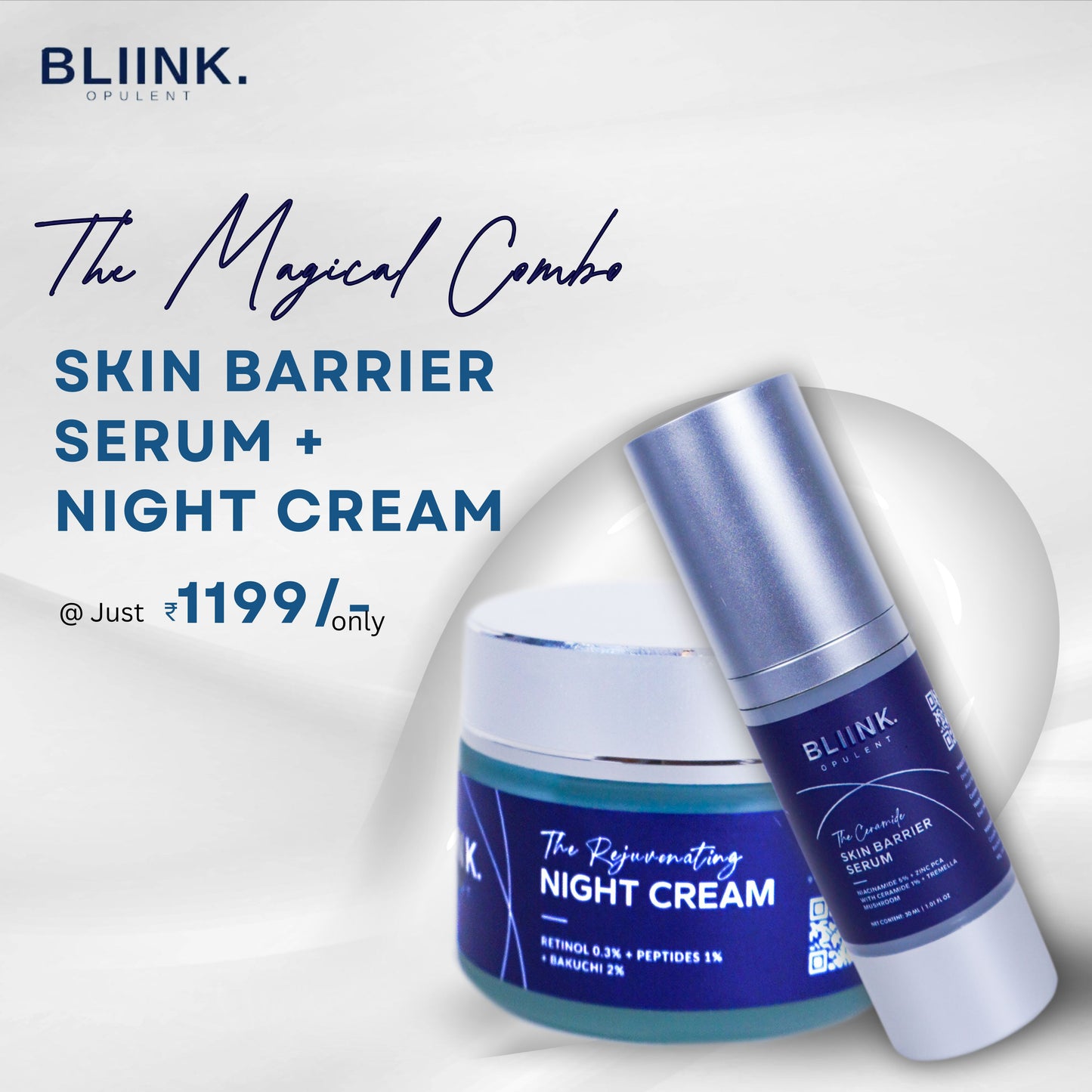 bliink night cream + serum