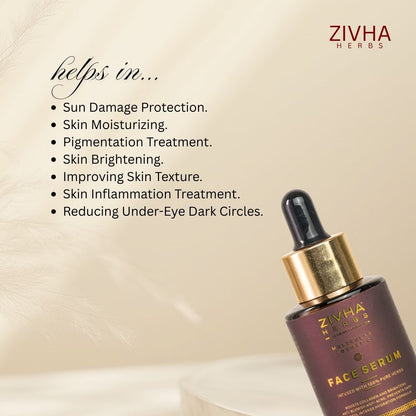 Face serum for pigmentation zivha herbs