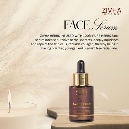 Face serum for wrinkles zivha herbs